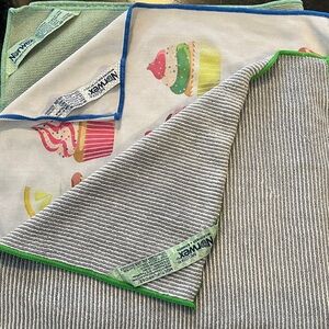 Norwex Green Microfiber towel bundle of 3 . Towel , glass cleaner & bamboo multi